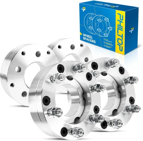 Miniatura 82 de PHILTOP Espaciador de rueda de 4 x 4 de 2 pulgadas, espaciadores de rueda centrados en las lengüetas para Polaris Trail Boss 330 2003-2013, Trail