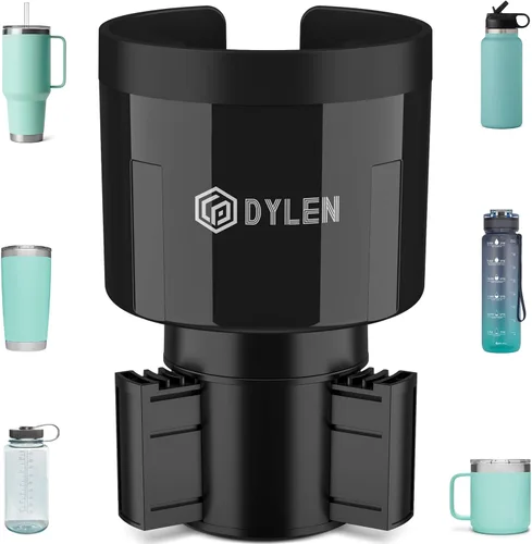 DYLEN Expansor de portavasos de automóvil, adaptador extensor de portavasos para automóvil con inserto expandible, compatible con Yeti de 20/26/30