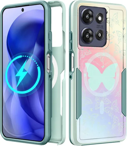 Miniatura 167 de Funda para Moto G 5G 2024 – Compatible con MagSafe para mujeres y niñas, bonita funda protectora magnética para teléfono, diseño femenino Kawaii