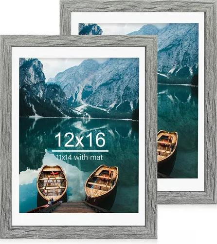 Miniatura 203 de Hongkee - Juego de 2 marcos de fotos, HK042515-MD5.5X8.5-BK(2PK)