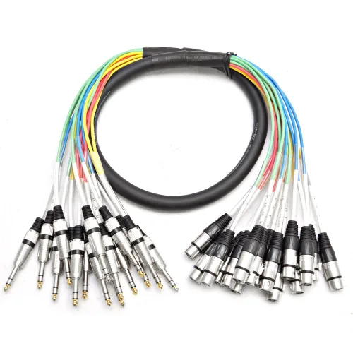 Miniatura 10 de Seismic Audio - SAXT-4x5F - Cable de serpiente hembra TRS a XLR de 4 canales de 1/4 pulgadas - 5 pies de largo - Extremos de servicio - Serpiente