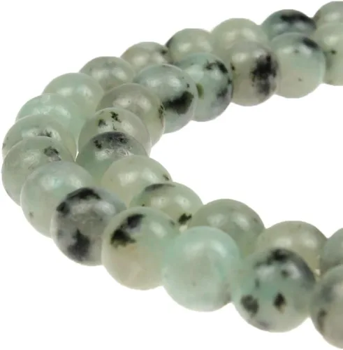 Miniatura 16 de MJDCB Los más vendidos en Amazonita Cuentas de piedra de jade redondas sueltas de color para hacer pulseras de joyería DIY (4 mm)