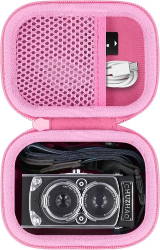 Miniatura 10 de Estuche para Cámara para Cámara Vintage Mini Digital CHUZHAO, Compatible con Cámara Compacta Retro de Estilo TLR Portátil Pequeña de Autofoco