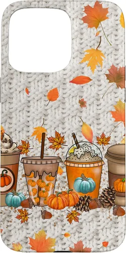 Miniatura 28 de iPhone 16 Acción de Gracias Otoño Hojas Otoño Calabaza Especias Funda