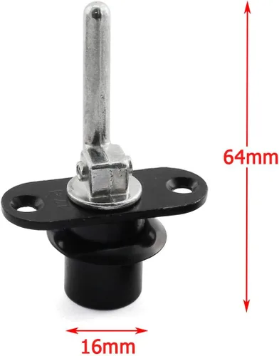 Miniatura 3 de 1 cerradura de émbolo cilíndrico de 0.630 in para cajón, armario, escritorio, mesa de oficina, enlace de actividad frontal, cerradura asociada, 1 1x