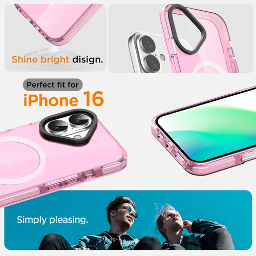 Miniatura 130 de AICase Funda protectora para iPhone 16 compatible con iPhone 16, delgada, ligera, transparente [no amarillenta] Diseño vibrante