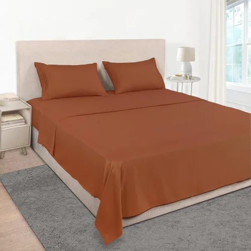 Miniatura 72 de Mejoroom Juego de sábanas de tamaño King – Sábanas y fundas de almohada de ropa de cama 1800 de lujo para hoteles – Sábana bajera con bolsillo