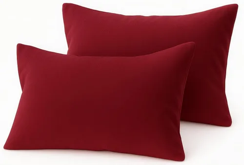 Miniatura 30 de COTTON STICH™ Juego de 2 fundas de almohada para niños pequeños de 14 x 20 pulgadas, 100% algodón de 600 hilos, fundas de almohada suaves y Azul