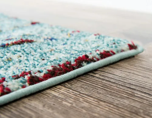 Miniatura 9 de Unique Loom Vita Collection - Alfombra saturada con degradado tradicional sobre teñido, 2 pies 2 pulgadas x 3 pies, turquesa/azul marino