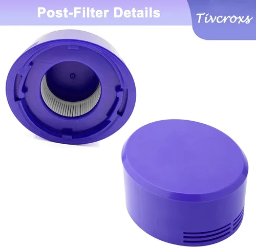 Miniatura 5 de Paquete de 10 filtros de vacío de repuesto compatibles con aspiradoras inalámbricas Dyson V7, V8, 5 prefiltros, 5 filtros posteriores