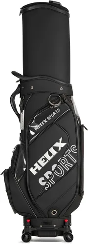 Miniatura 3 de HELIX Bolsa de golf con ruedas, bolsa de golf retráctil para viajes, cubierta duradera para viajes de golf