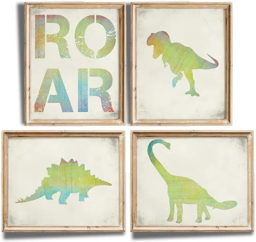Miniatura 10 de Impresiones artísticas de aviones de guardería (juego de 4) – sin marco – 8 x 10 segundos Arte de pared encantador y caprichoso para guarderías