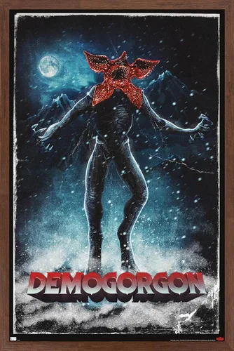 Miniatura 10 de Trends International Netflix Stranger Things: Season 4 - Póster de pared de Demogorgon, 14.72 x 22.37 pulgadas, versión enmarcada de madera