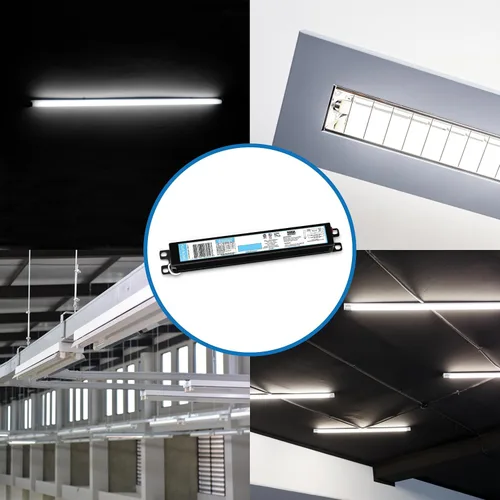 Miniatura 7 de OHLECTRIC Repuesto para ICN1P32-SC 1 Lámpara – Balastro Fluorescente T8, Reemplazo de Balastro Electrónico 120-277 Voltios, Arranque Instantáneo