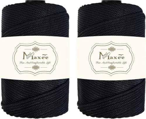 Miniatura 44 de Cordón de macramé premium de poliéster 3 mm × 218 yardas, cordón de macramé 100% polipropileno de 3 mm, ideal para crochet, colgadores de pared, 30