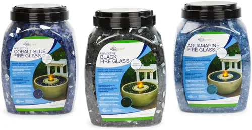 Miniatura 2 de Aquascape Cristal de fuego aguamarina para usar con fuentes de fuego y agua, lugares de fuego, hogueras y más, 1/4 de pulgada, 10 libras 78264