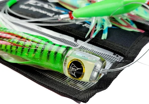 Miniatura 2 de Lobo Lures #295 Pelagic Magic Bigeye Atún Super Glow Lumo Daisy Chain Marlin & Atún Trolling Señuelo Uretano Hecho en Estados Unidos
