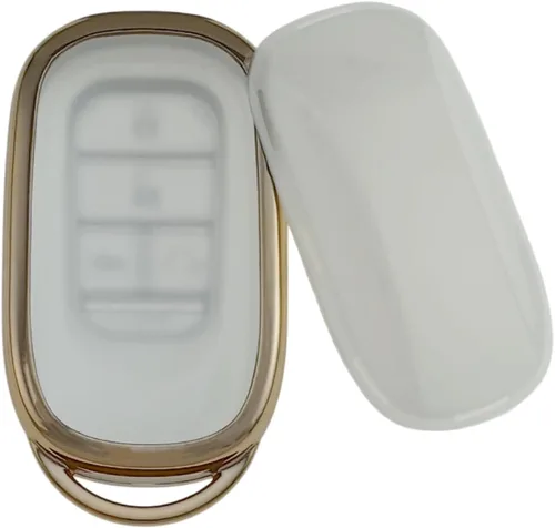 Miniatura 3 de REPROTECTING Funda para llavero de TPU compatible con Honda Accord Civic HR-V CR-V Pilot Sport SI EX EX-L Touring 2022-2026 (verde/blanco)