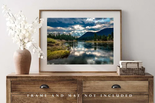 Miniatura 4 de Rocky Mountain Photography Print (Not Framed) Picture of Peaceful Morning Along Snake River in Grand Teton National Park Wyoming Nature Wall Art