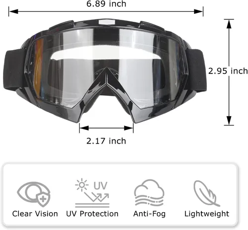 Miniatura 2 de Gafas para cuatrimoto ATV Motocross para equitación, carreras todoterreno para hombres y mujeres