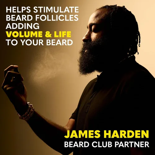 Miniatura 6 de The Beard Club Spray de vitamina de biotina para el crecimiento del vello facial, fórmula natural para una barba más completa y gruesa, fácil