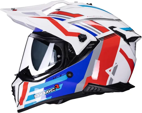 Miniatura 6 de X60 - Casco deportivo doble, casco de motocicleta de aventura con visera solar integrada, cascos para motos de nieve todoterreno para adultos