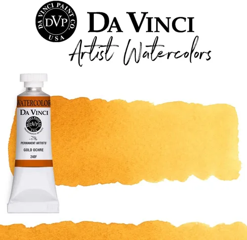 Miniatura 179 de DA VINCI PAINTS Pintura Acuarela Profesional para Artistas, Alizarin Crimson (Quinacridone), 37ml Índigo