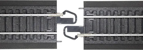Miniatura 4 de Bachmann Trenes a presión E-Z TRACK E-Z TRACK SOBRE BAJO FIGURA 8 PISTAS PACK - Riel de aleación de acero con plataforma negra - Escala HO