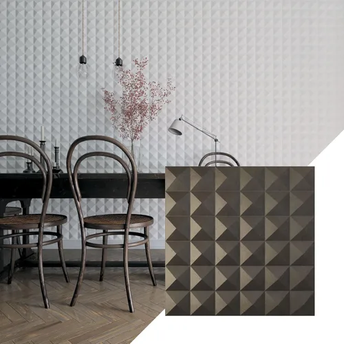 Miniatura 10 de Ekena Millwork 19 5/8 pulgadas de ancho x 19 5/8 pulgadas de alto Damon EnduraWall Panel decorativo de pared 3D, niebla marina