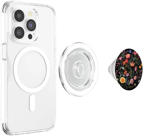 Miniatura 4 de Wildflower Watercolor Flowers Botanic Floral Garden - PopSockets MagSafe PopGrip para iPhone para mujer