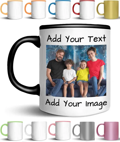 Miniatura 8 de Tazas de café personalizadas para el Día del Padre, tazas personalizadas para el Día de la Madre, regalo para mamá, papá, abuela, abuelo, 11 y 15