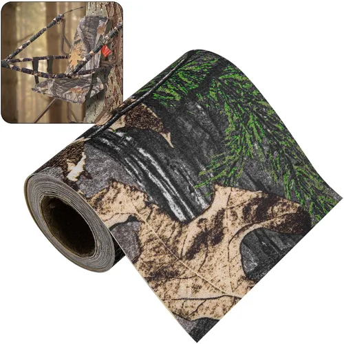 Miniatura 8 de Adnee Cinta silenciadora de camuflaje de 2.5 yardas x 2.5 pulgadas, cintas de camuflaje autoadhesivas, cinta protectora de camuflaje para tu