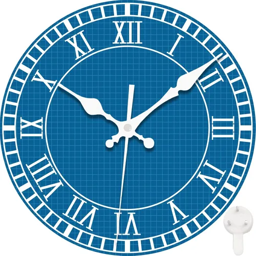 Miniatura 12 de Reloj de pared, astronauta y planetas espaciales, silencioso, sin tictac, funciona con pilas, redondo, decorativo, para interiores y exteriores