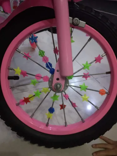 Miniatura 9 de Kit de accesorios de bicicleta para niñas, accesorios de bicicleta para niños, cuentas de radios de rueda de bicicleta, cinta de borla, campana