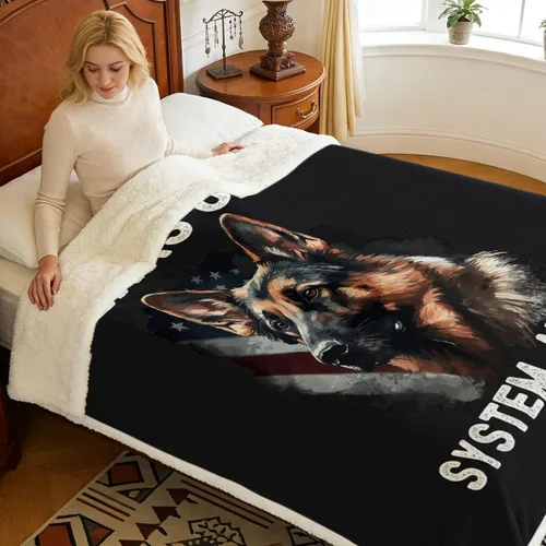 Miniatura 35 de Autumn Teddy Dog Patchwork Sherpa Blanket Fall Cozy Throw Blanket Cute Puppy Quilt Style Warm Soft Blanket for Couch Sofa Bedroom Decor 50x60 Inches