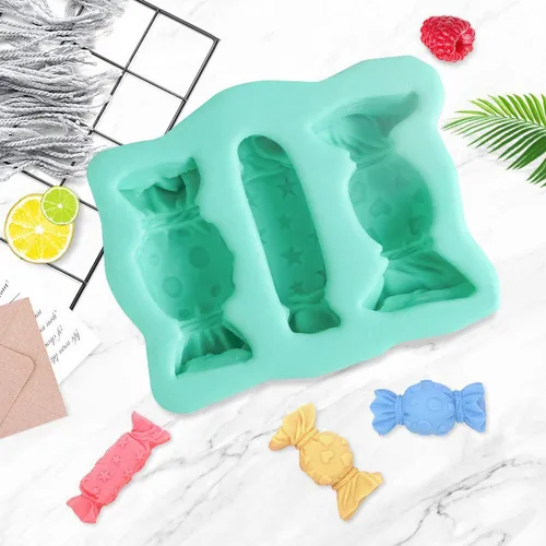 Miniatura 2 de Molde de fondant para bricolaje, flores, cola de sirena, hojas, lindo molde de silicona para pastel de caramelo de chocolate, vela de arcilla hecha