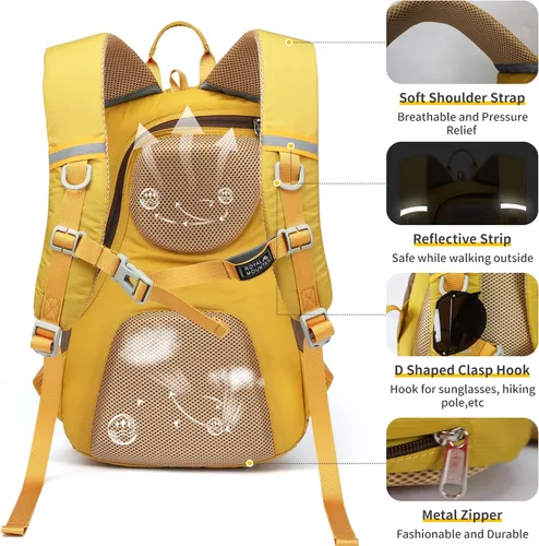 Miniatura 4 de Mochila de Senderismo 30L Mochila de Viaje Plegable Para Mujeres y Hombres, Mochila de Día de Camping Ligera y Duradera, Mochila de Senderismo Apta