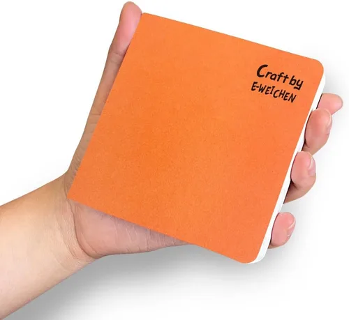 Miniatura 12 de Cuaderno de bocetos de acuarela, cuaderno de 5x5 pulgadas con cubierta de tela cuadrada portátil, 20 hojas de papel de dibujo texturizado