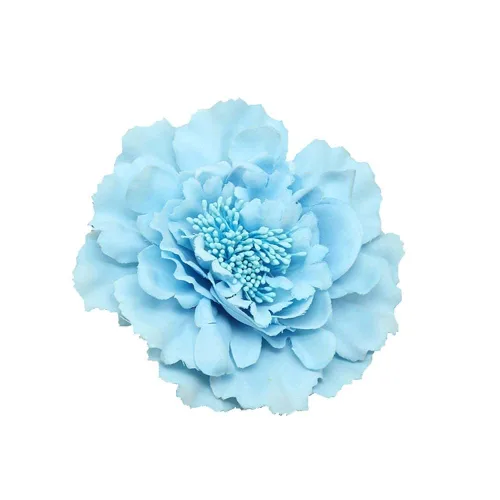 Miniatura 12 de Broche de flores de peonía bohemio para mujer, broche de flores para viajes, fiestas, festivales PF-11 (negro) (paquete de 1)