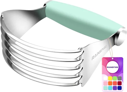 Miniatura 16 de Rainspire XL - Cortador de repostería para hornear, licuadora de repostería resistente, de acero inoxidable, cuchillas gruesas y afiladas, cortador
