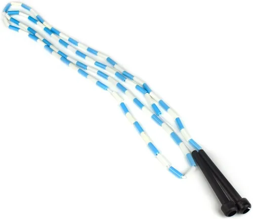 Miniatura 2 de K-Roo Sports Jump Rope con segmentación de cuentas de plástico Azul/Blanco