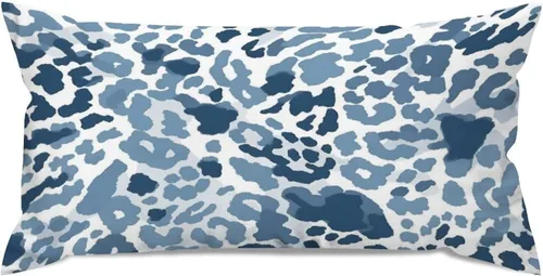 Miniatura 10 de Fundas de almohada con estampado de leopardo y guepardo negro y marrón, 12 x 18 pulgadas, fundas de cojín de granja para sofá, sala de estar