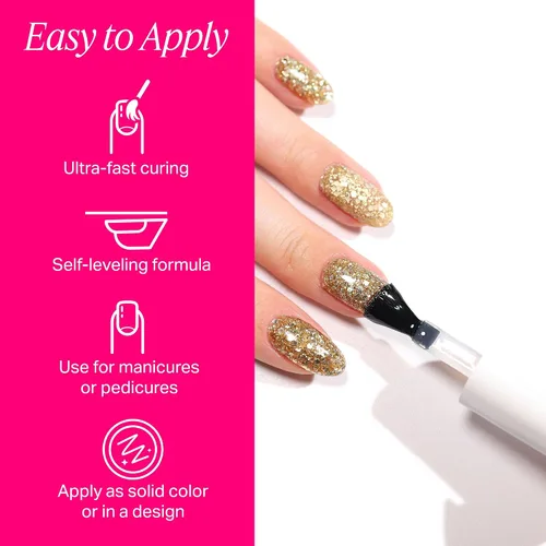 Miniatura 4 de Nailboo Forever Glaze Esmalte de uñas de gel, altamente pigmentado y resistente al desconchado, perfecto para kit de uñas y kit de manicura