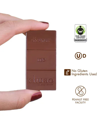 Miniatura 4 de chuao Chocolatier Potato Chip chocopods – Mini Barras de chocolate (24-Pack)
