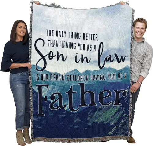 Pure Country Weavers Manta The Only Thing Better Then Having You As a yerno para nietos, padre, montañas, manta de regalo tejida de algodón,