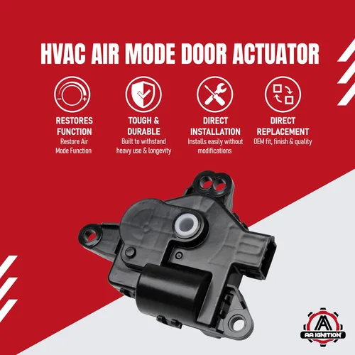 Miniatura 2 de AA Ignition - Actuador mezclador de repuesto para compuerta de aire para sistema de climatización (HVAC) de vehículos - Principal izquierdo
