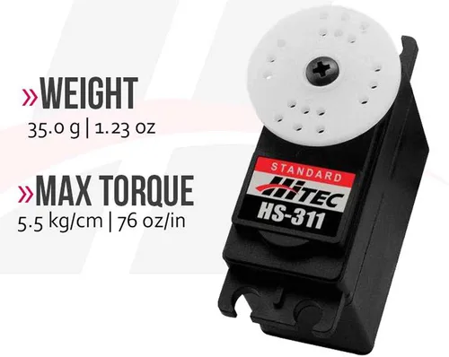 Miniatura 2 de Hitec 31311S HS-311 Servo Estándar Universal