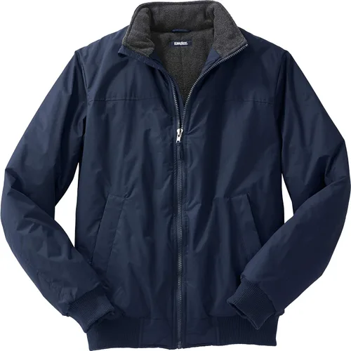Miniatura 8 de KingSize Chaqueta bomber grande y alta con forro polar para hombre
