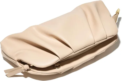 Miniatura 2 de SWEETV Dressy Vegan Leather Clutch Purse for Women Formal, Soft Pleated PU Evening Clutch for Weddings, Proms, Cocktail-Gemma