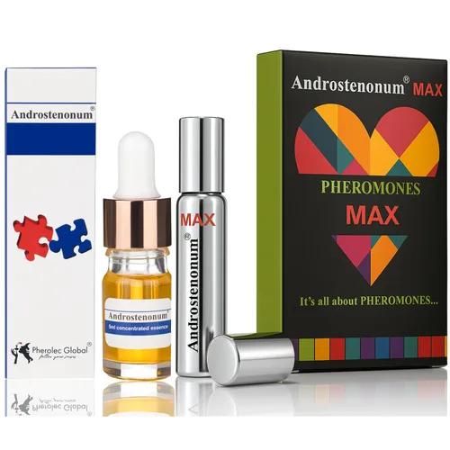 ANDROSTENONUM & MAX by Pherolec Global - Aceite de perfume de feromonas masculinas para él, real de larga duración, original, las mejores feromonas
